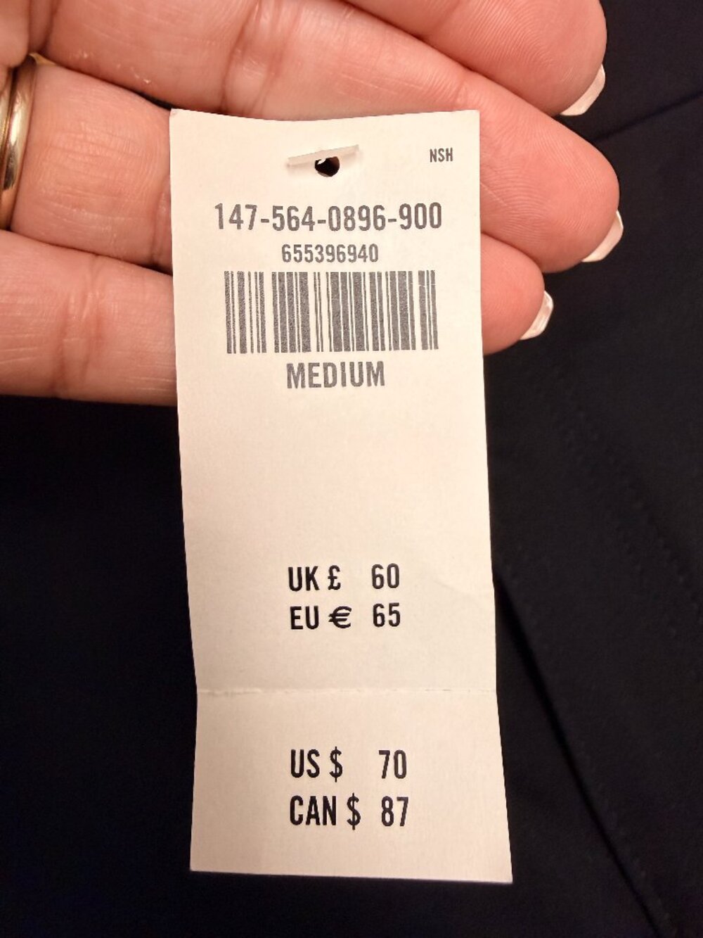 ABERCROMBIE & FITCH Women's NEW Ponte Skinny Zip Legging Black | Size M - Picture 13 of 15